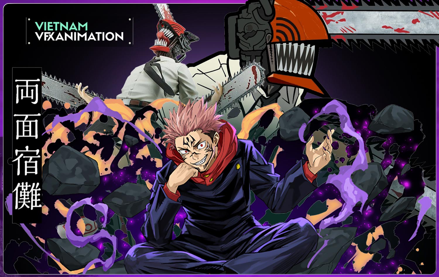 Chainsaw Man V Jujutsu Kaisen Th Ng Tr C T I Anime Awards 2024   Thumbnail De Cu Anime Awards 2024 